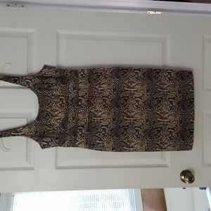 Michael Kors snakeskin print dress,size 10